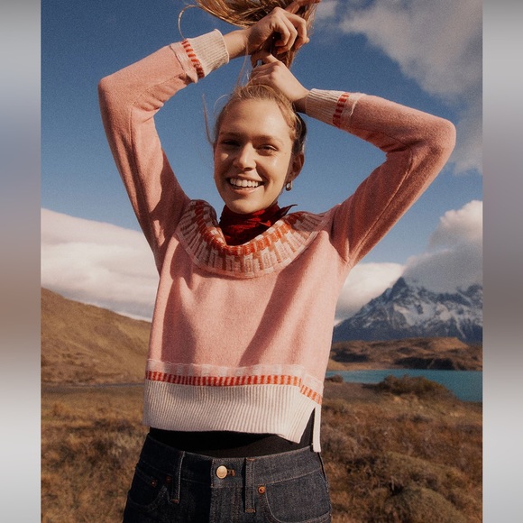 Madewell Fair Isle Mayer Pullover Sweater S - Picture 7 of 7